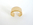 bracelet en plexiglass avec tissu coloris or